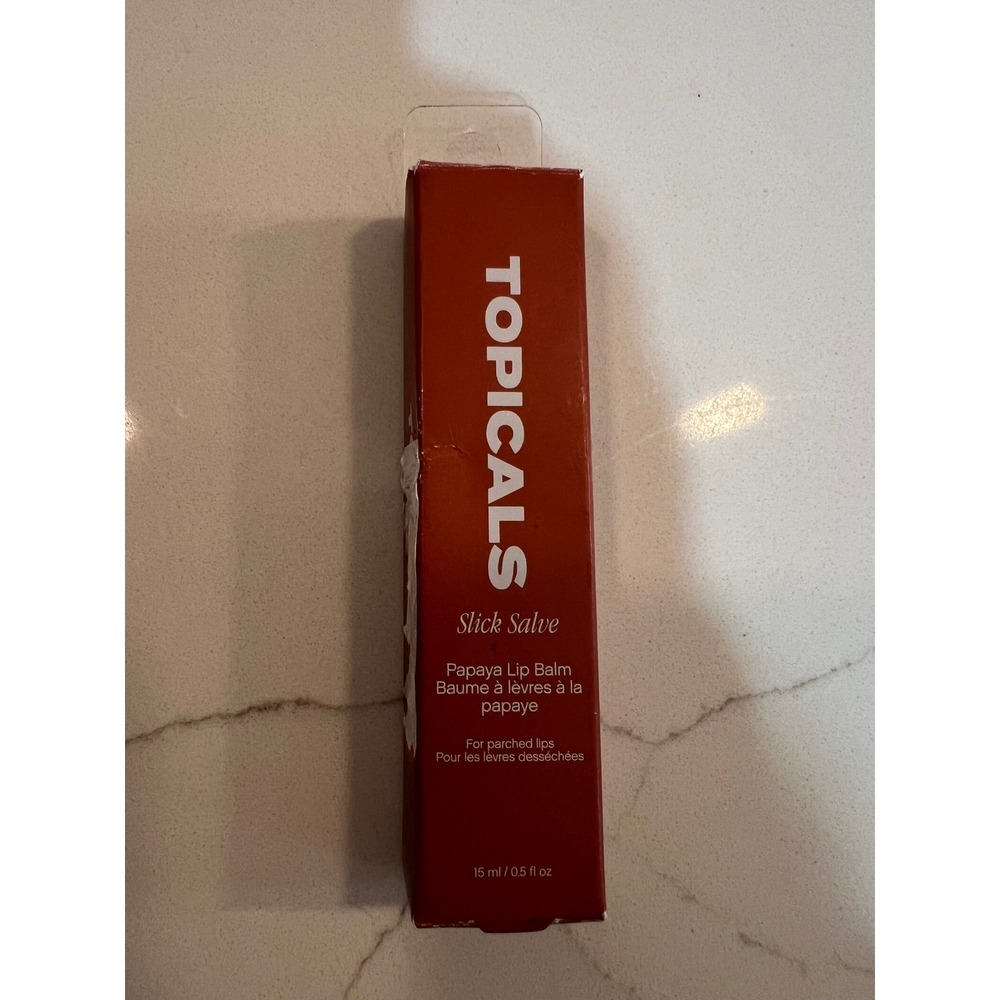 Topicals Slick Salve Papaya Lip Balm Hydrating Treatment 0.5 fl oz NEW